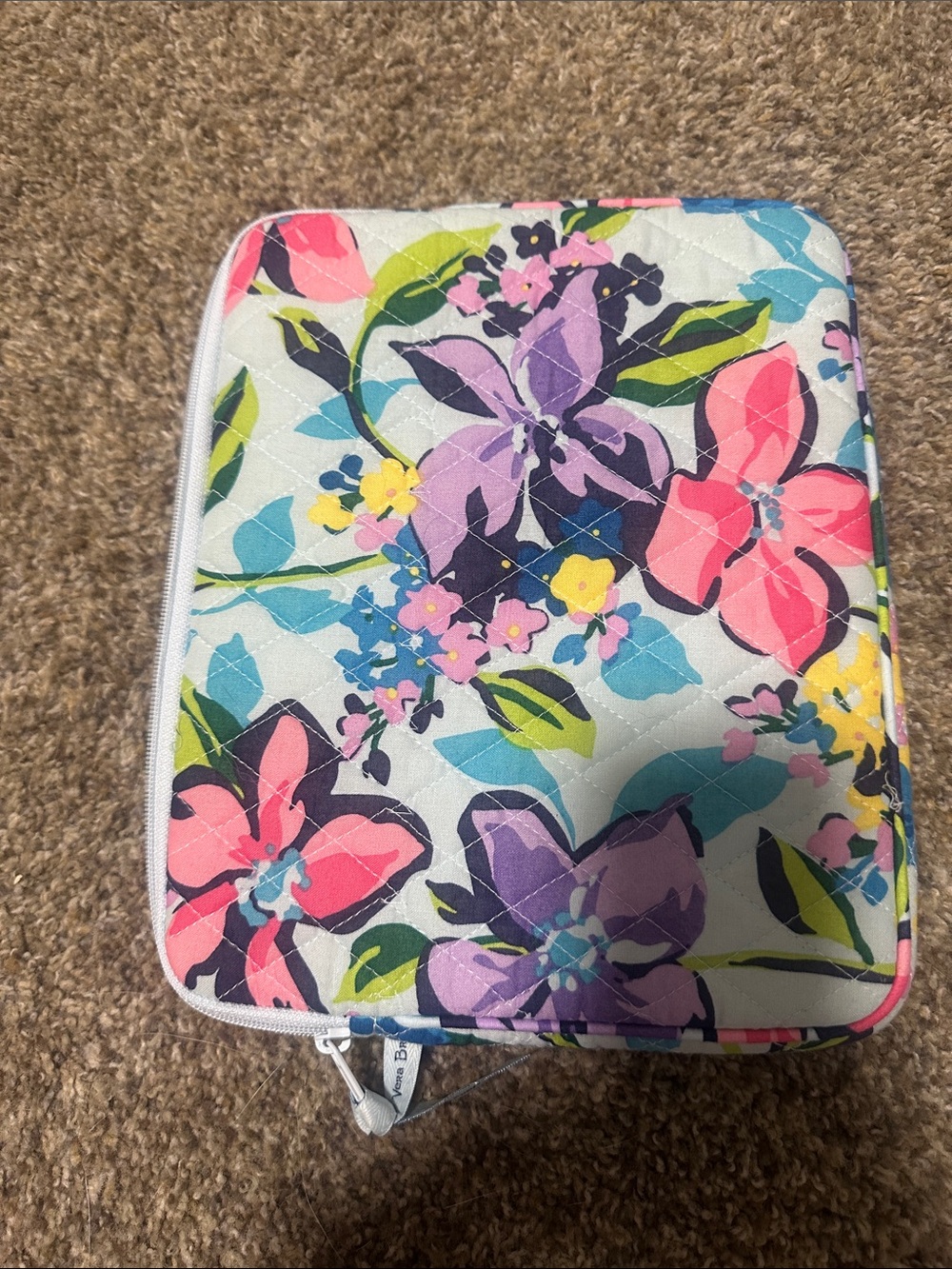 Vera Bradley Floral Quilted Case - Pink, Purple, Blue, Green, Yellow